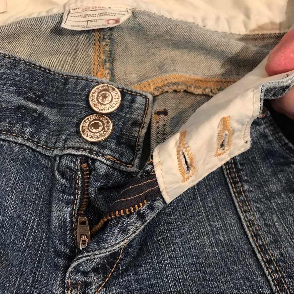 ▪️VINTAGE BANANA REPUBLIC Contoured Boot Cut Jeans - Picture 4 of 14